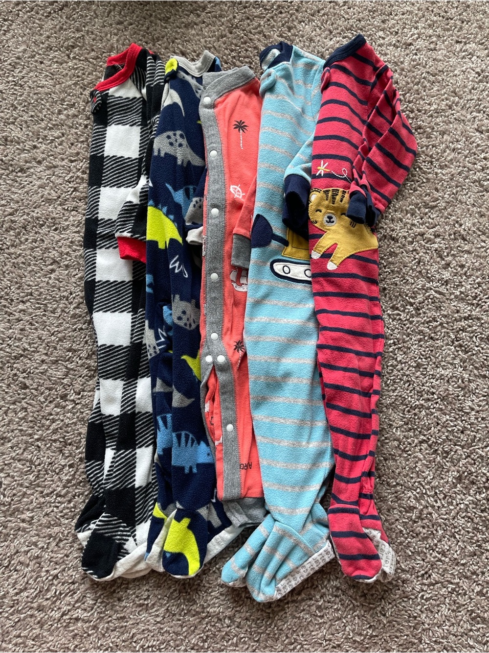 💥 Mix & Match - 5 for $25 💥 Assorted Kids One-Piece Sleepers